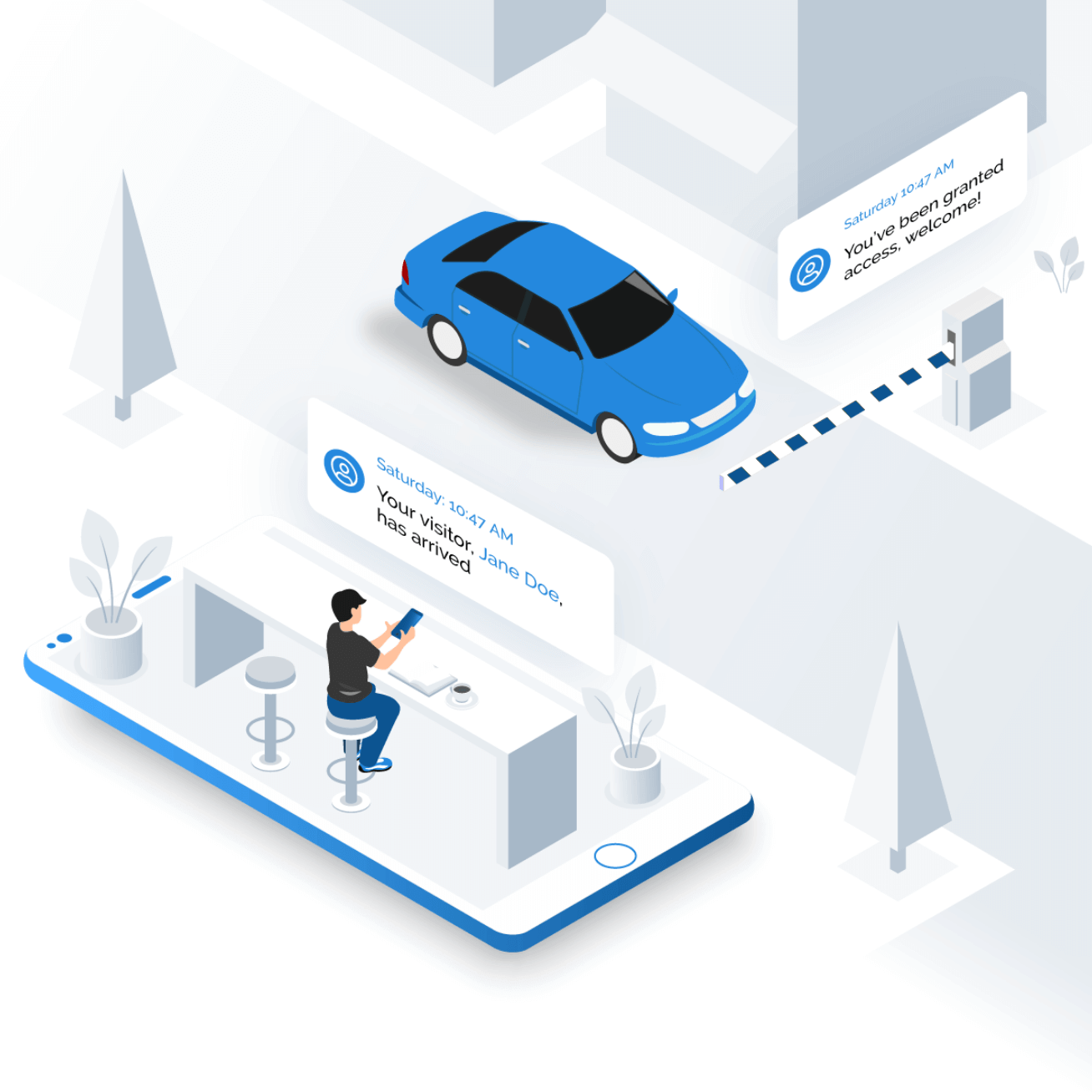 VisitorManager hero banner for mobile