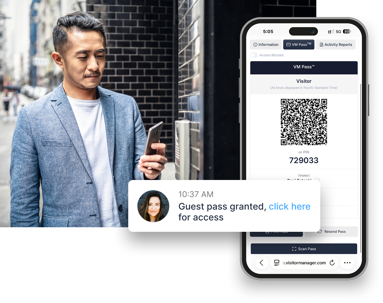 Entry access through your phone